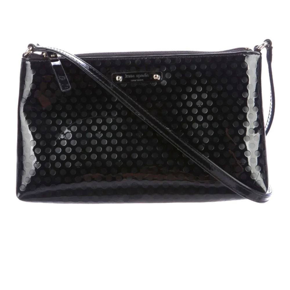 KATE SPADE New York Amy Beale Street Crossbody Bag Black Patten Leather